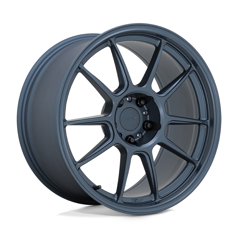 18x8 TSW Imatra Satin Dark Blue Wheel 5x4.25 (42mm)