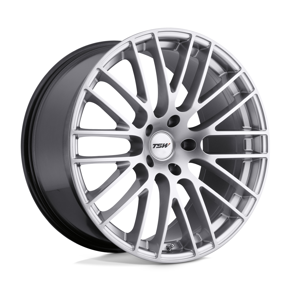 19x8.5 TSW MAX HYPER SILVER Wheel 5x120 (15mm)