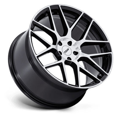 22x10.5 TSW TW002 Lasarthe Gloss Black Machined Wheel 5x4.5 (38mm)