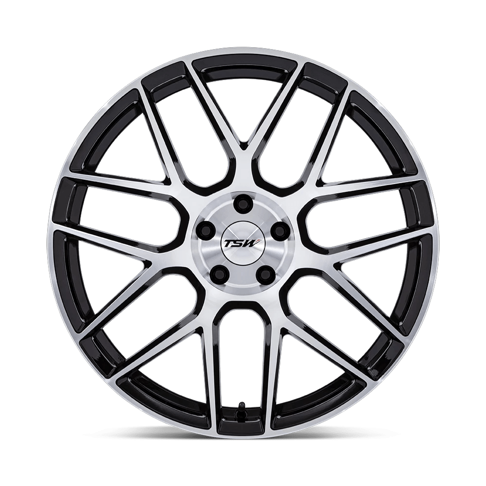 20x10.5 TSW TW002 Lasarthe Gloss Black Machined Wheel 5x112 (30mm)