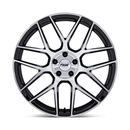 22x10.5 TSW TW002 Lasarthe Gloss Black Machined Wheel 5x4.5 (38mm)