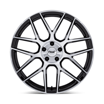 22x10.5 TSW TW002 Lasarthe Gloss Black Machined Wheel 5x4.5 (38mm)