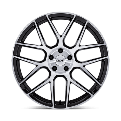 18x9 TSW TW002 Lasarthe Gloss Black Machined Wheel 5x112 (45mm)