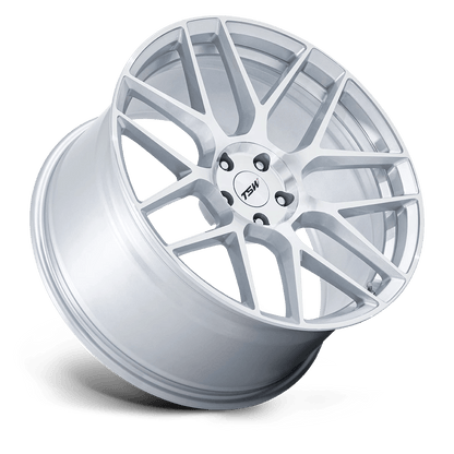 17x8 TSW TW002 Lasarthe Gloss Silver Machined Wheel 5x4.5 (40mm)