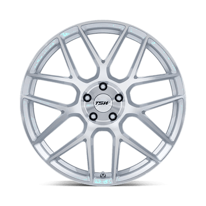 20x10.5 TSW TW002 Lasarthe Gloss Silver Machined Wheel 5x112 (30mm)