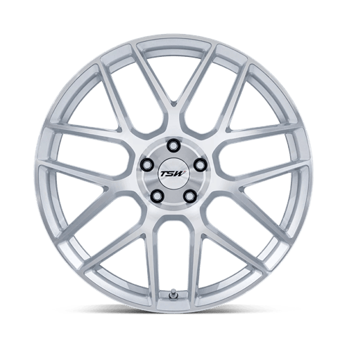 22x9 TSW TW002 Lasarthe Gloss Silver Machined Wheel 5x4.5 (38mm)