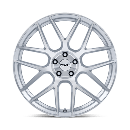 22x9 TSW TW002 Lasarthe Gloss Silver Machined Wheel 5x4.5 (38mm)