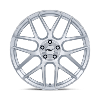 20x9 TSW TW002 Lasarthe Gloss Silver Machined Wheel 5x112 (20mm)