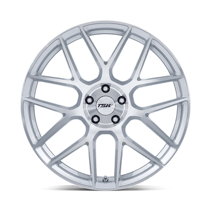 22x10.5 TSW TW002 Lasarthe Gloss Silver Machined Wheel 5x120 (38mm)