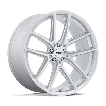 19x10.5 TSW TW006 Imola Gloss Silver Machined Wheel 5x112 (35mm)