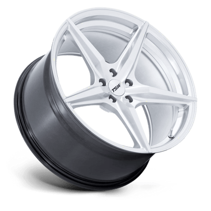 20x9 TSW TW007 Esprit Hyper Silver Machined Wheel 5x120 (27mm)