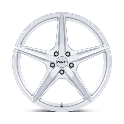 20x9 TSW TW007 Esprit Hyper Silver Machined Wheel 5x120 (27mm)