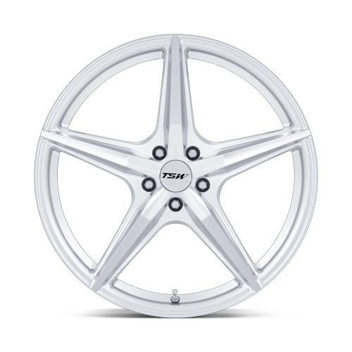 18x10.5 TSW TW007 Esprit Hyper Silver Machined Wheel 5x120 (25mm)