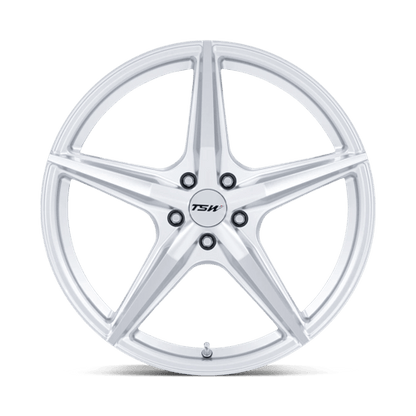 20x9 TSW TW007 Esprit Hyper Silver Machined Wheel 5x112 (27mm)