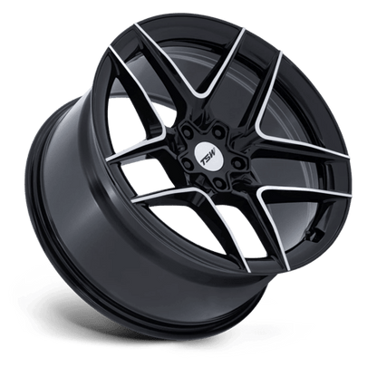 20x9 TSW Ascari Matte Black W/ Gloss Black Lip Wheel 5x4.5 (40mm)