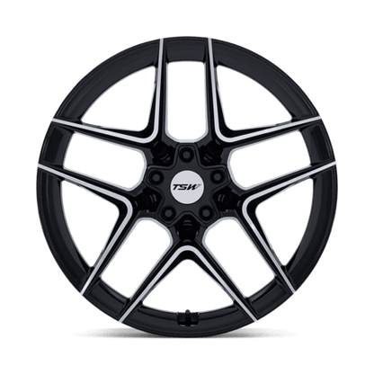 20x9 TSW Ascari Matte Black W/ Gloss Black Lip Wheel 5x4.5 (40mm)