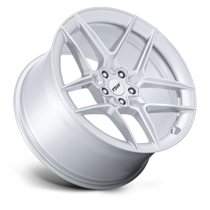 20x10.5 TSW TW008 Slipstream Glossy Silver W/ Machined Face Wheel 5x112 (38mm)