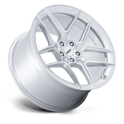 20x10.5 TSW TW008 Slipstream Gloss Silver W/ Machined Face Wheel 5x4.5 (38mm)