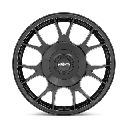 18x8.5 Rotiform R187 TUF-R Gloss Black Wheel 5x112 (30mm)