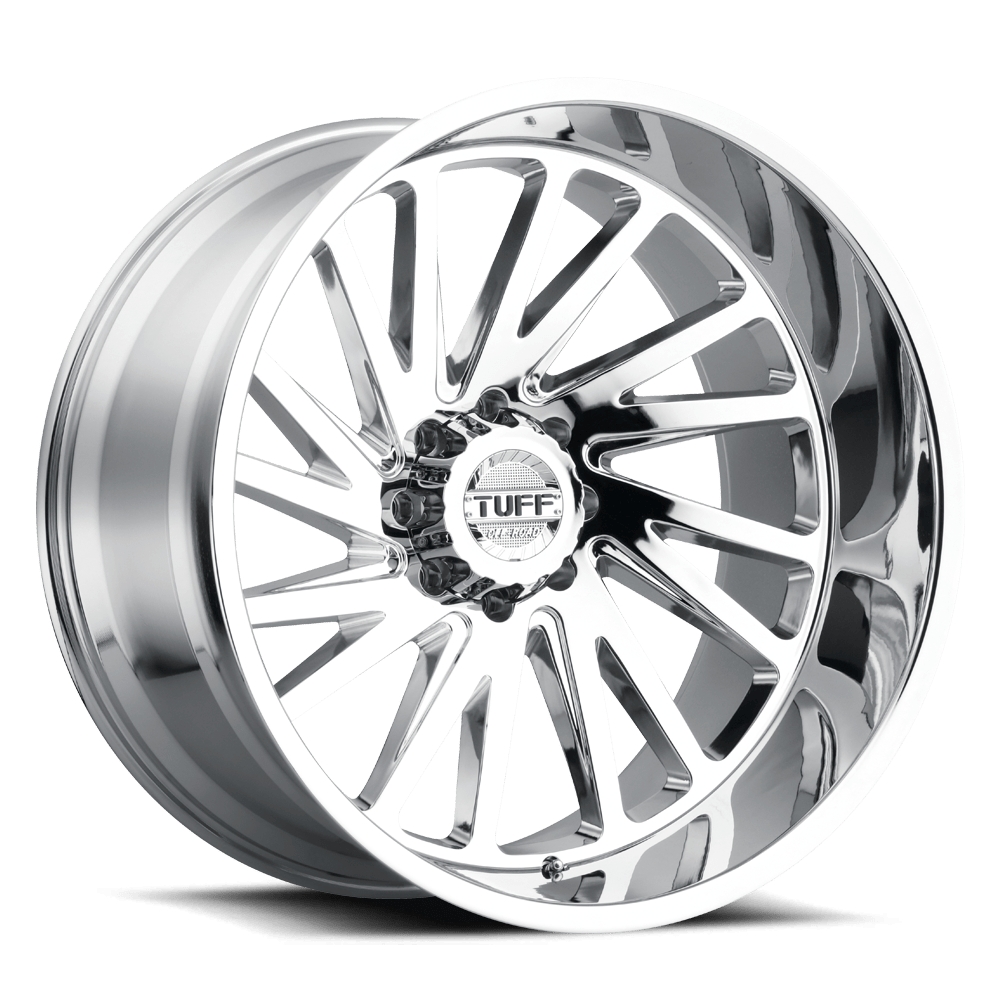 20x12 Tuff T2A CHROME Wheel 8x180 (-45mm)