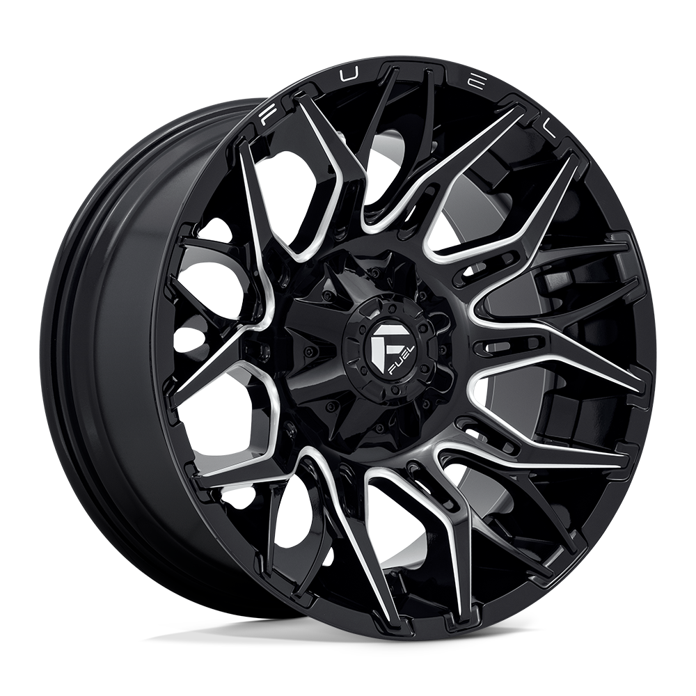 20x10 Fuel D769 TWITCH Glossy Black Milled Wheel 6x135/6x5.5 (-18mm)