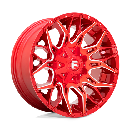 20x10 Fuel D771 TWITCH Candy Red Milled Wheel 8x170 (-18mm)