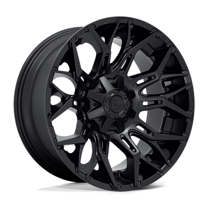 22x10 Fuel D772 TWITCH Blackout Wheel 8x180 (-18mm)