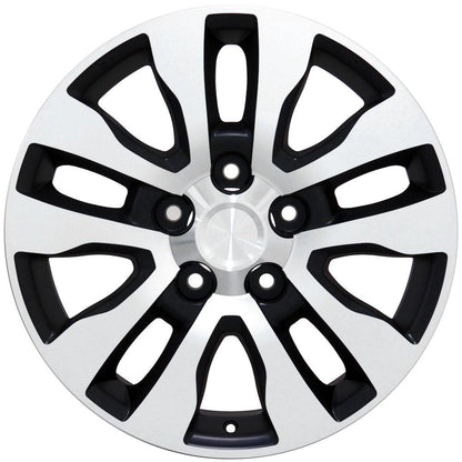 20x8 OE Wheels TY11 Satin Black Machined Wheel 5x150 (60mm)
