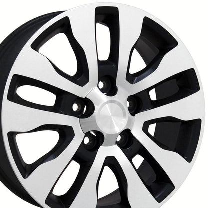 20x8 OE Wheels TY11 Satin Black Machined Wheel 5x150 (60mm)