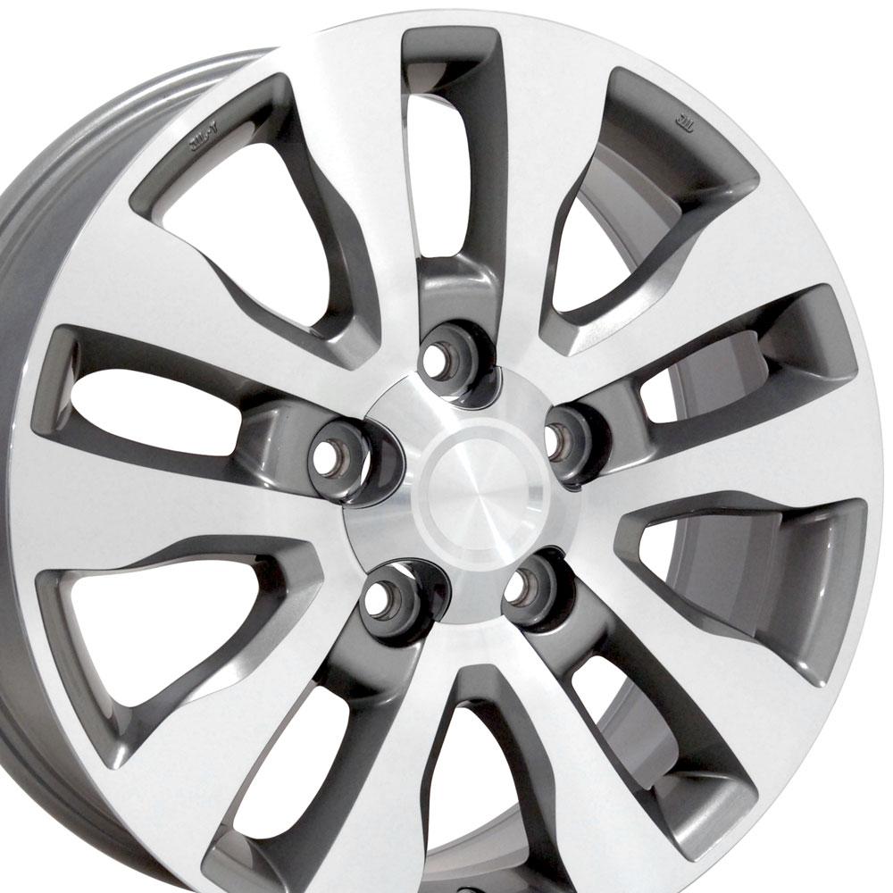 20x8 OE Wheels TY11 Silver Machined Wheel 5x150 (60mm)