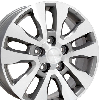20x8 OE Wheels TY11 Silver Machined Wheel 5x150 (60mm)