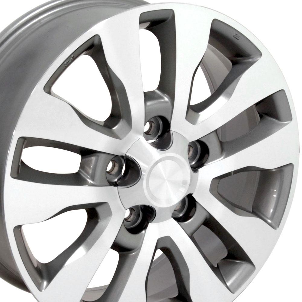 20x8 OE Wheels TY11 Silver Machined Wheel 5x150 (60mm)
