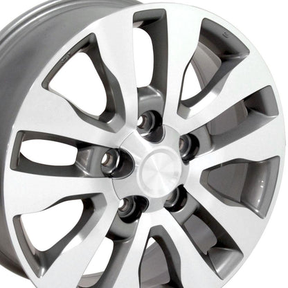 20x8 OE Wheels TY11 Silver Machined Wheel 5x150 (60mm)