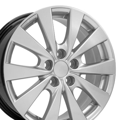 17x7 OE Wheels TY15 Hyper Silver Wheel 5x4.5 (45mm)