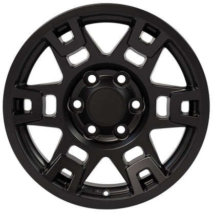 17x7 OE Wheels TY16 Finish - Matte Black Wheel 6x5.5 (4mm)
