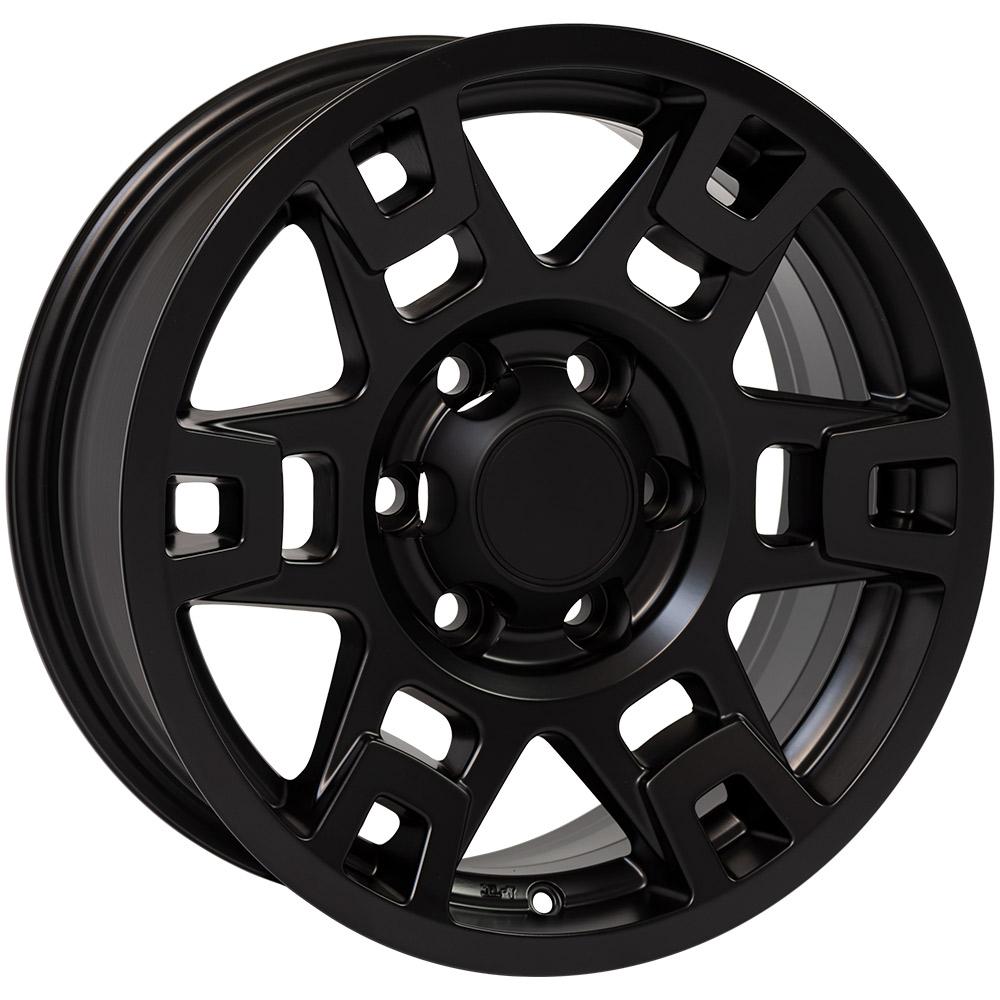 17x7 OE Wheels TY16 Finish - Matte Black Wheel 6x5.5 (4mm)