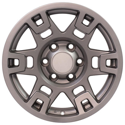 17x7 OE Wheels TY16 Satin Graphite Wheel 6x5.5 (4mm)