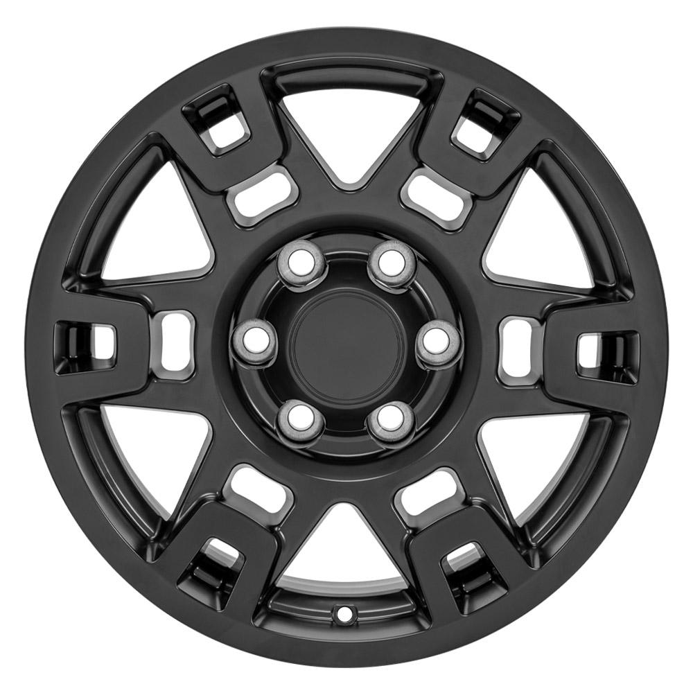 17x7 OE Wheels TY16B Matte Black Wheel 6x5.5 (4mm)
