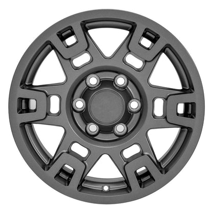 17x7 OE Wheels TY16B Satin Graphite Wheel 6x5.5 (4mm)