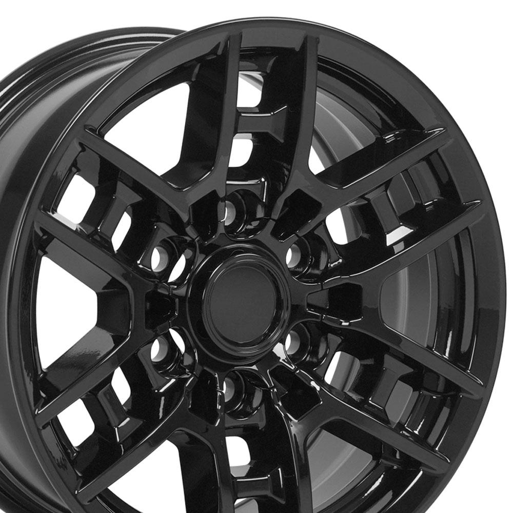 16x7 OE Wheels TY17 Gloss Black Wheel 6x5.5 (13mm)