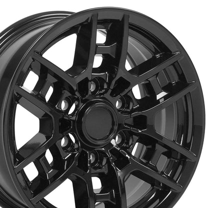 16x7 OE Wheels TY17 Gloss Black Wheel 6x5.5 (13mm)