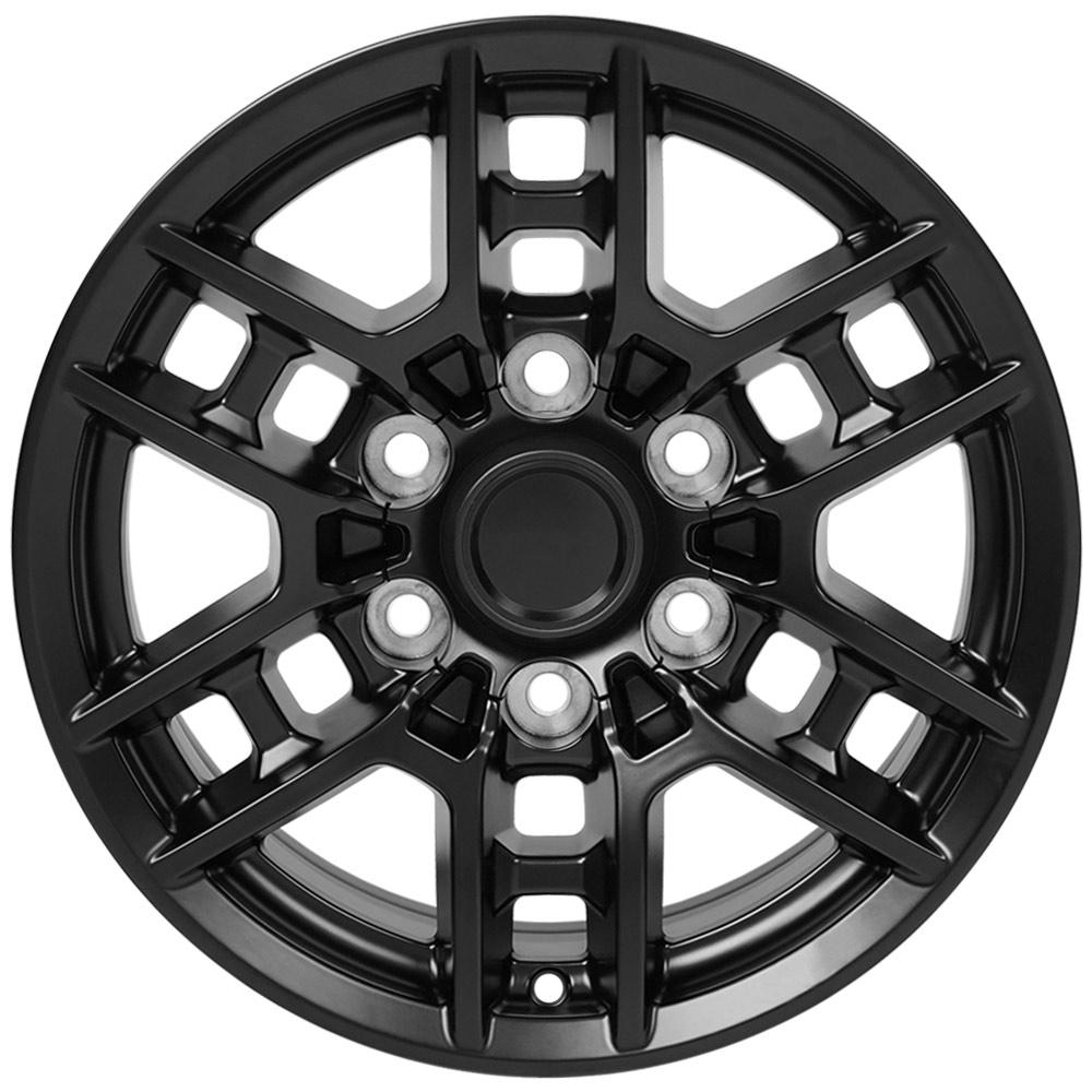 16x7 OE Wheels TY17 Satin Black Wheel 6x5.5 (13mm)
