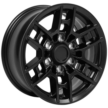 16x7 OE Wheels TY17 Satin Black Wheel 6x5.5 (13mm)