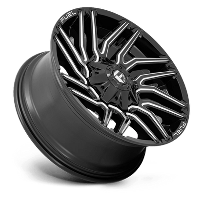20x9 Fuel Off-Road D773 Typhoon Gloss Black Milled Wheel 6x4.5/6x5.5 (1mm)