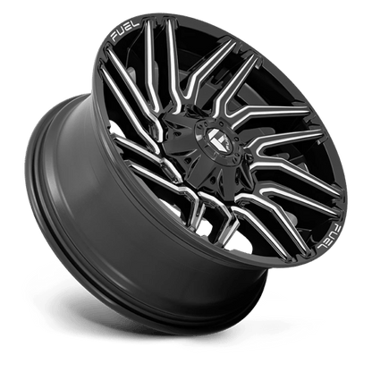 20x9 Fuel Off-Road D773 Typhoon Gloss Black Milled Wheel 6x4.5/6x5.5 (1mm)