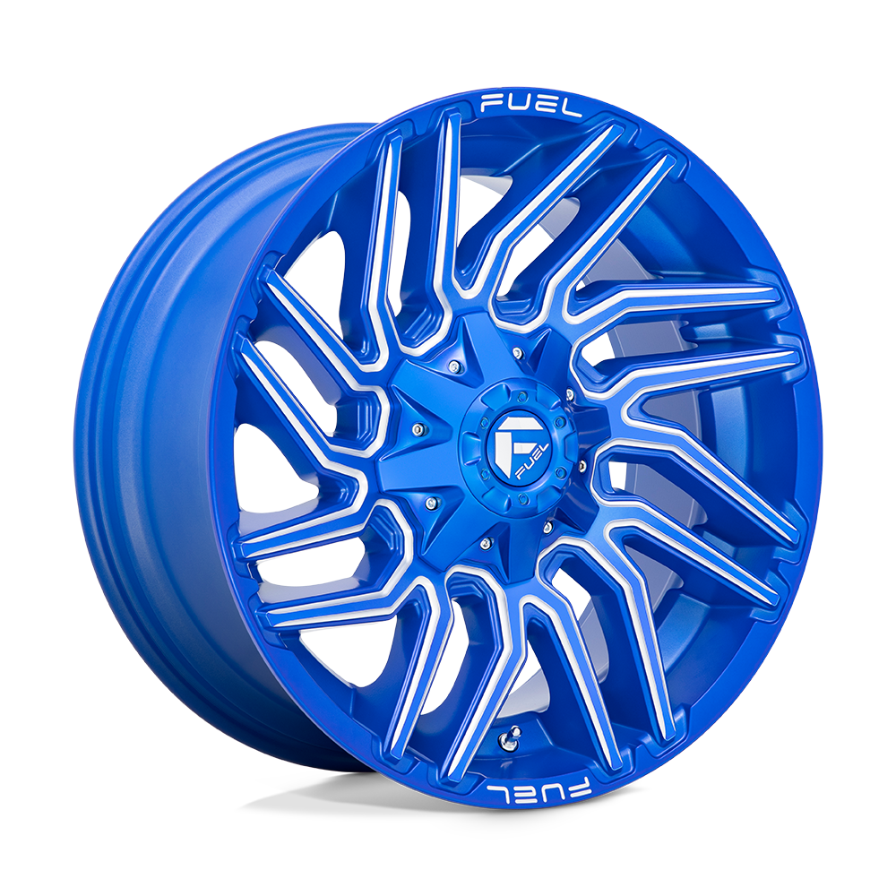 20x9 Fuel D774 Typhoon Anodized Blue Milled Wheel 5x5.5/5x150 (1mm)