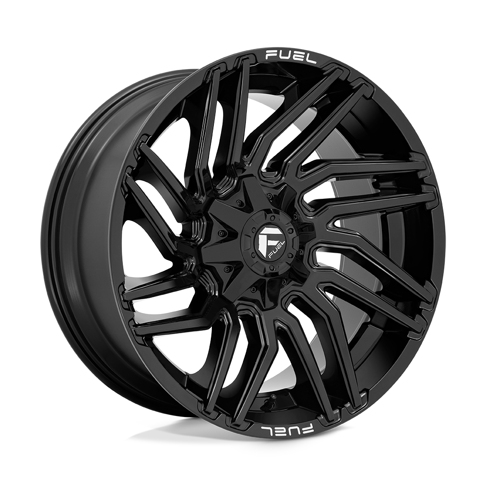 22x10 Fuel D776 TYPHOON Gloss Black Wheel 8x180 (-18mm)