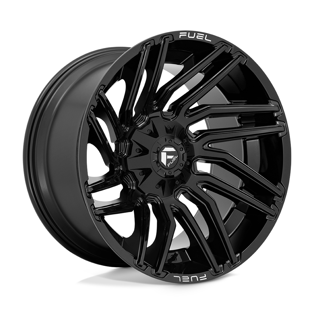 22x12 Fuel D776 TYPHOON Gloss Black Wheel 5x5.5/5x150 (-44mm)