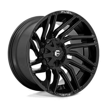 22x12 Fuel D776 TYPHOON Gloss Black Wheel 5x5.5/5x150 (-44mm)