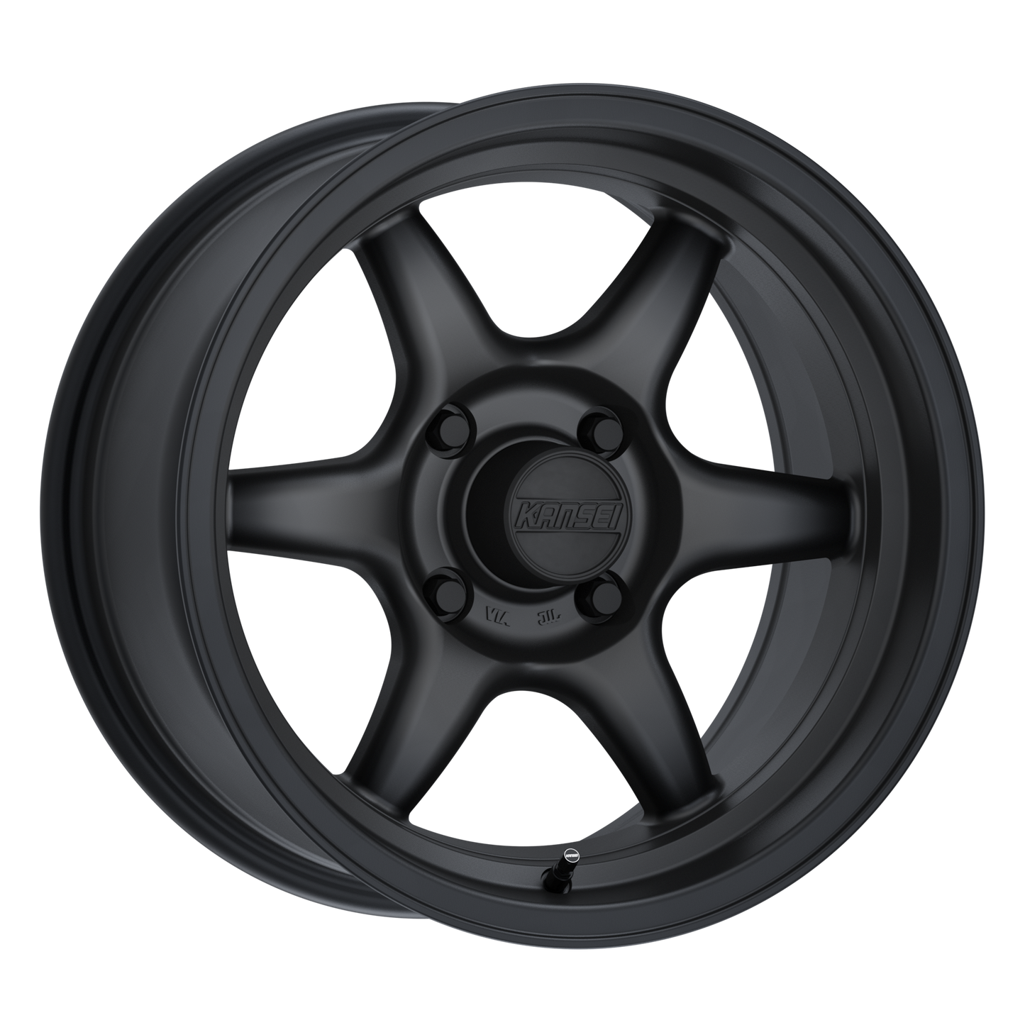 15x8 Kansei K11B Tandem Satin Black Wheel 4x4.5 (0mm)